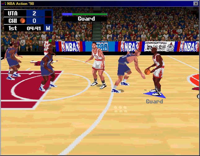 NBA Action 98 screenshot 3 for Sega Saturn